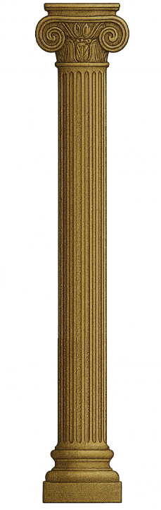 Coluna estoica esquerda